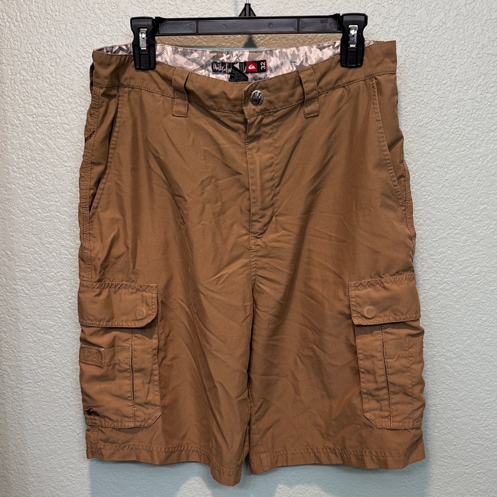 Quiksilver Tan Cargo Shorts for Men